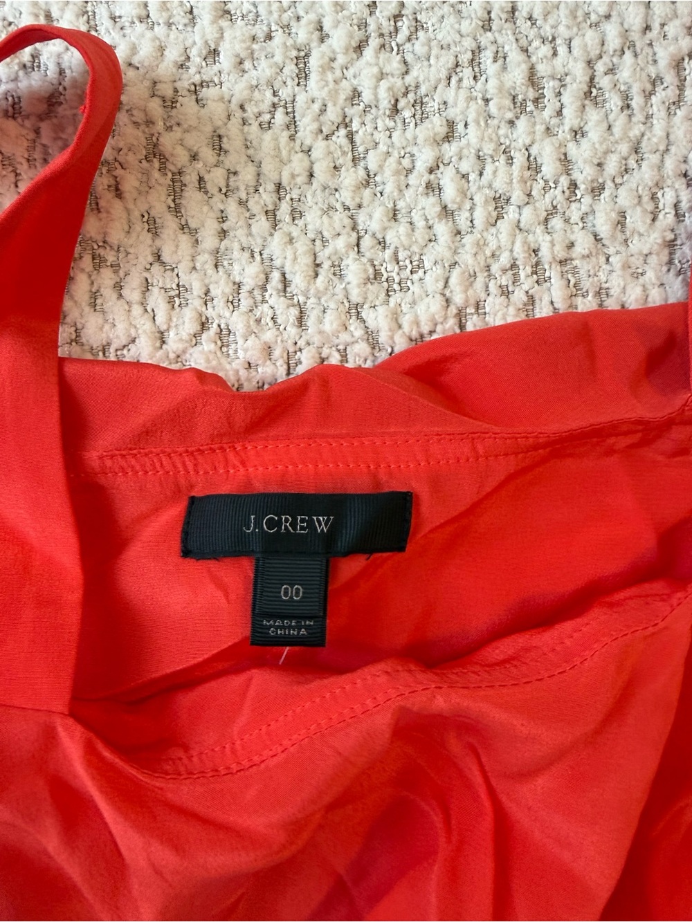 J. Crew Red Ruffle Off-Shoulder Camisole - Picture 5 of 6